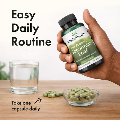 StellarHealth Full Spectrum Spearmint Leaf Capsules
